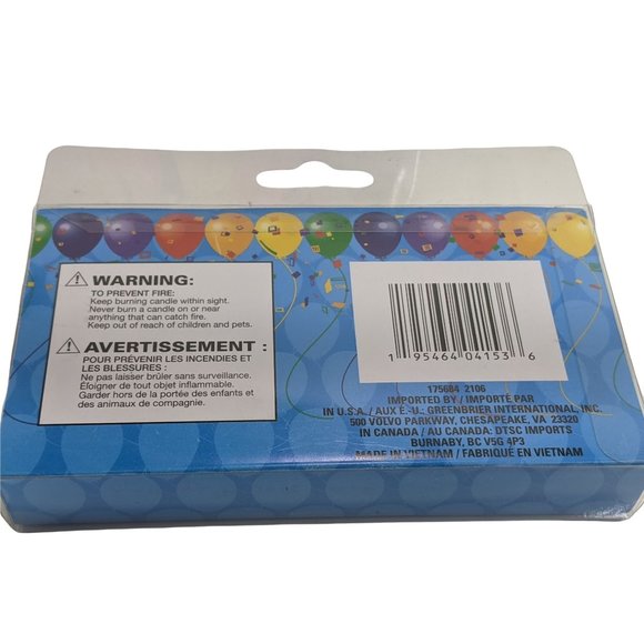 Happy Birthday Pastel Multi Colored 13 Letter Candles Cake Decoration Topper Set - Picture 2 of 2